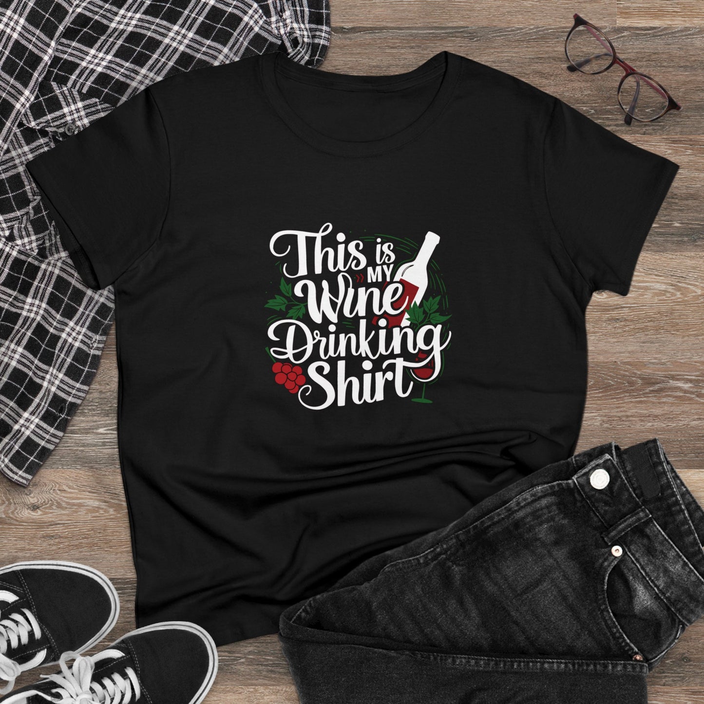 This Is My Drinking Wine Shirt Women T-Shirt