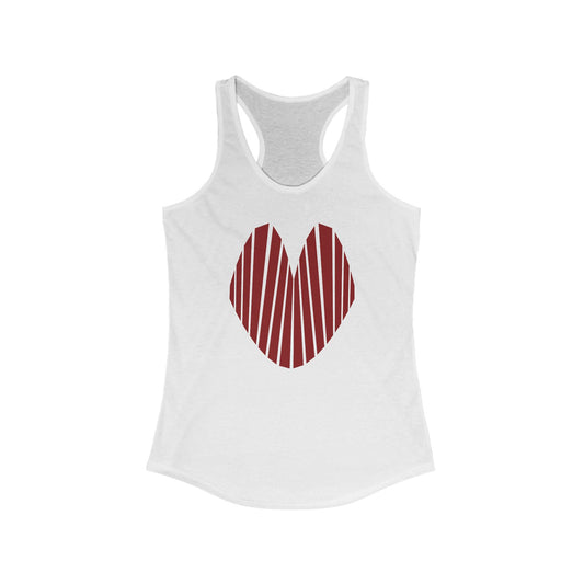 Heart Women's Racerback Tank