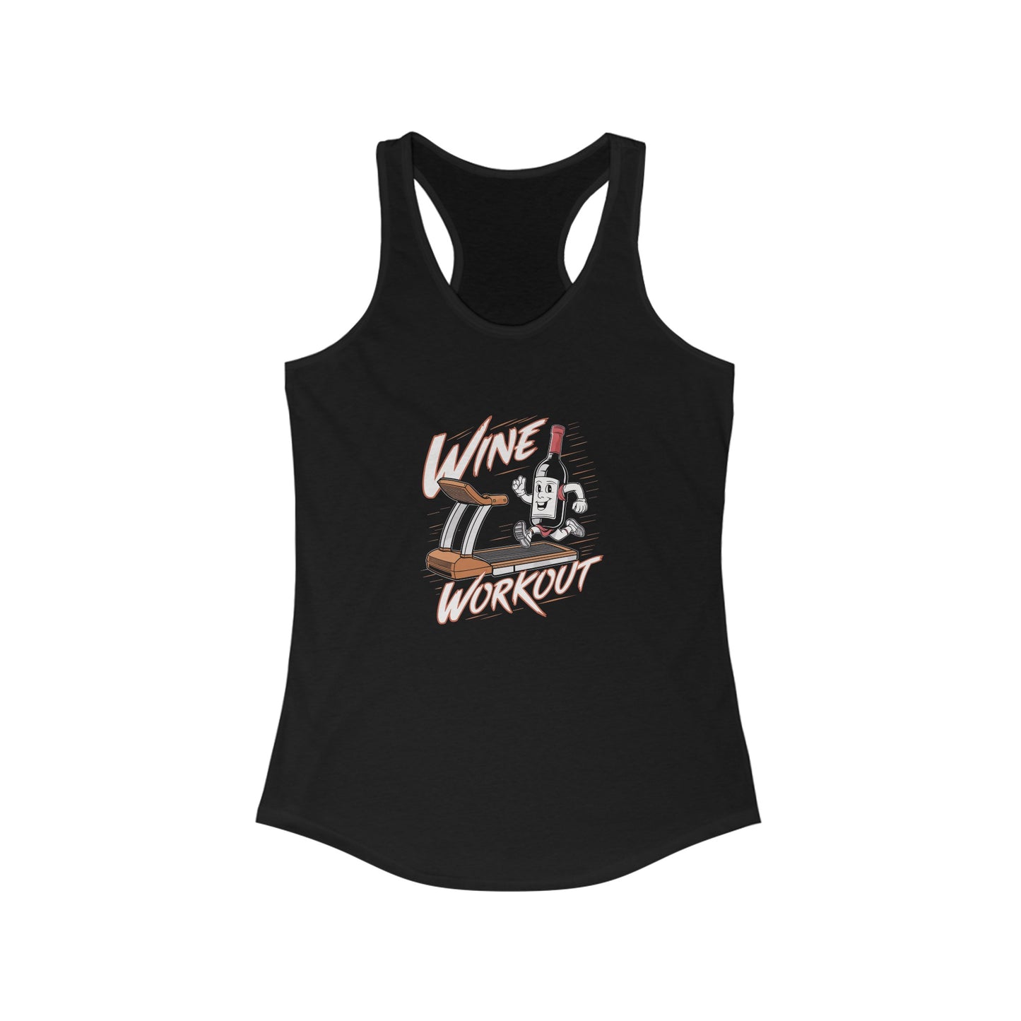 Wine Workout Women's Racerback Tank