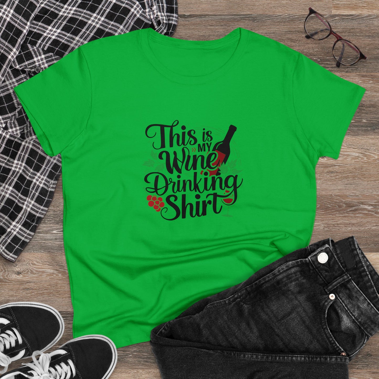 This Is My Drinking Wine Shirt Women T-Shirt