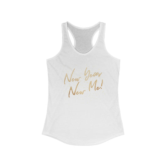 New Year New Me, Women's Racerback Tank