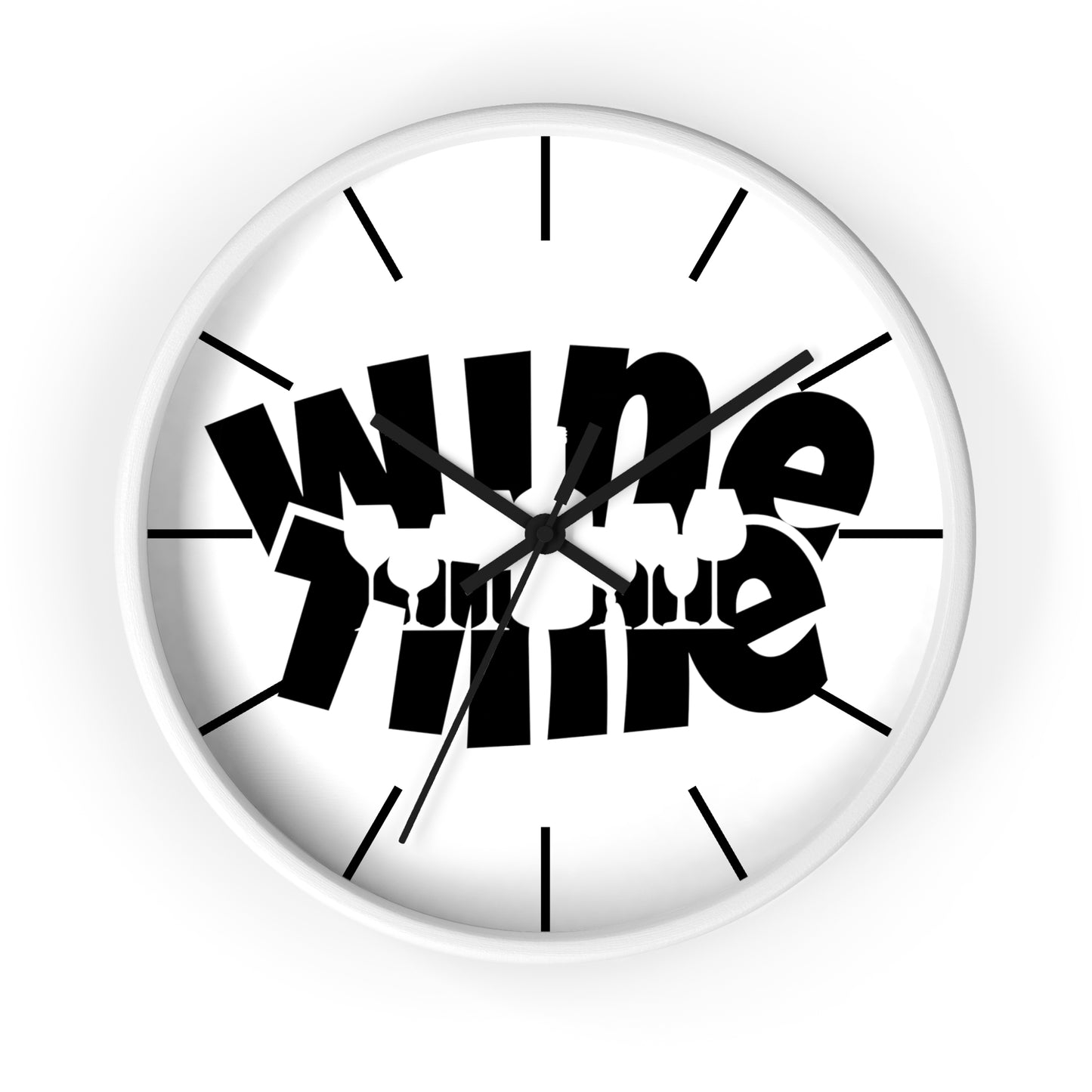 Wine Time Wall Clock