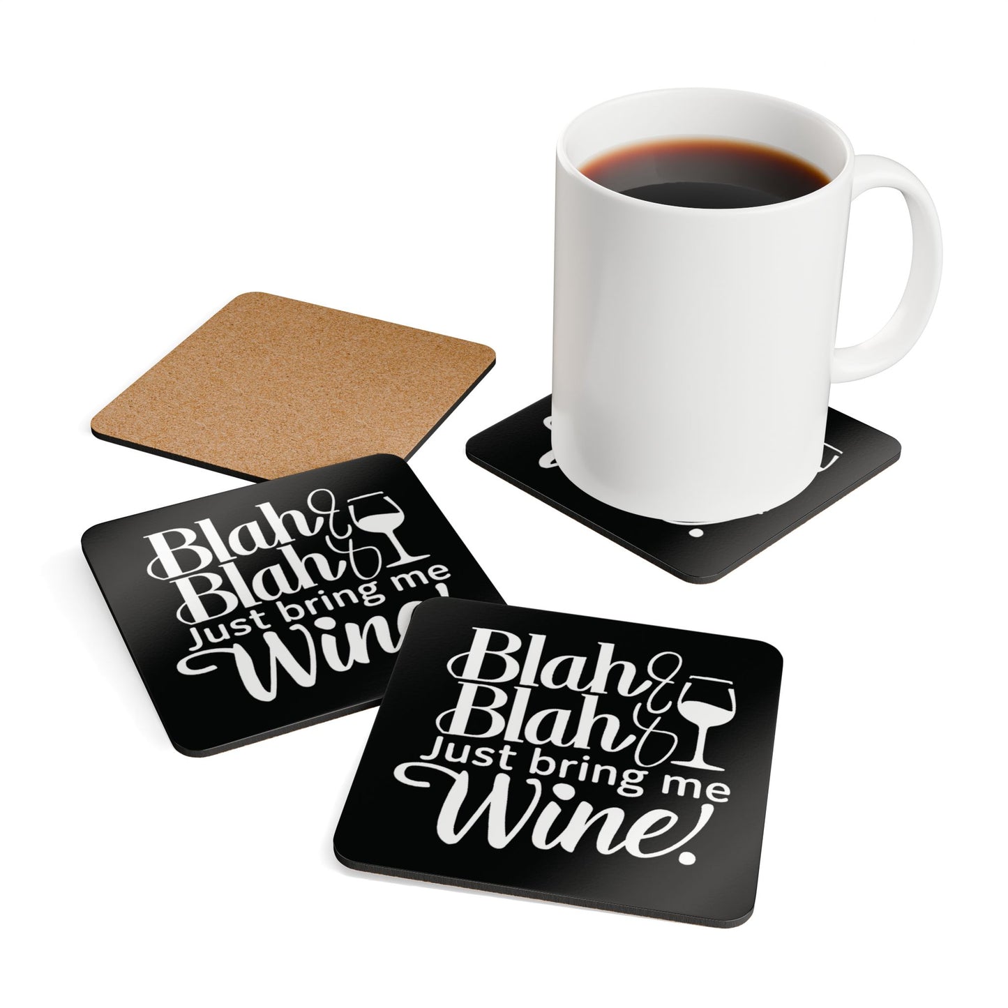 Corkwood Coaster Set