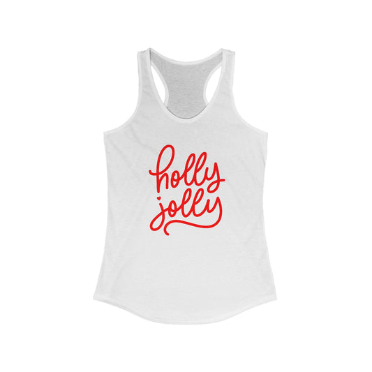 Holly Jolly Women's Racerback Tank