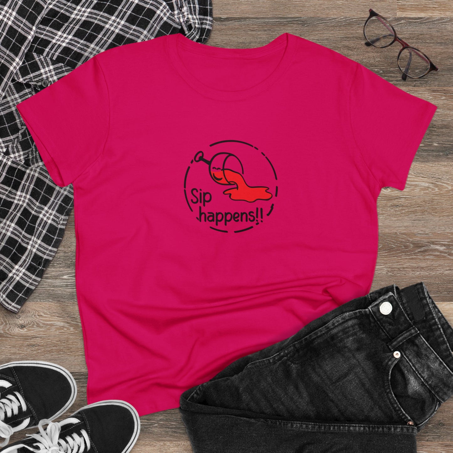 Sip Happens Women T-Shirt