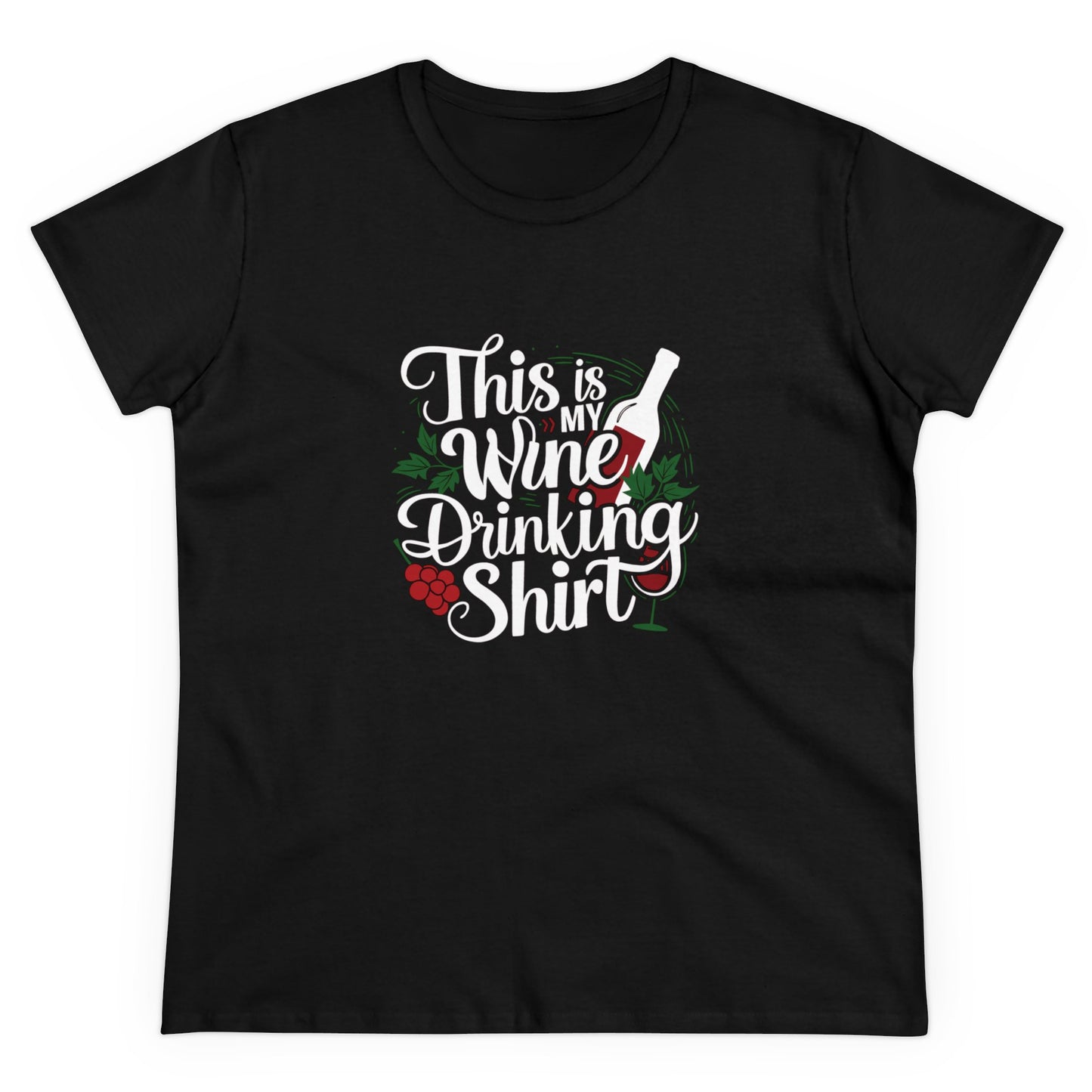 This Is My Drinking Wine Shirt Women T-Shirt