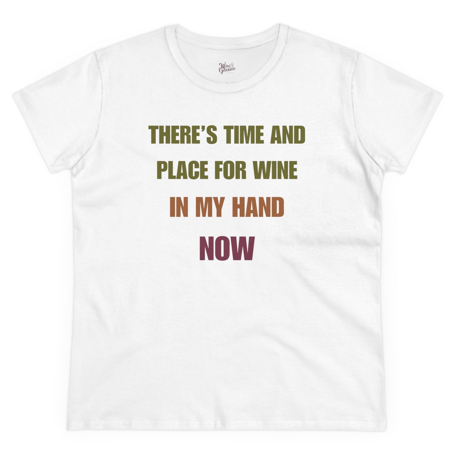 There's time and place for wine. In My Hand. Now.