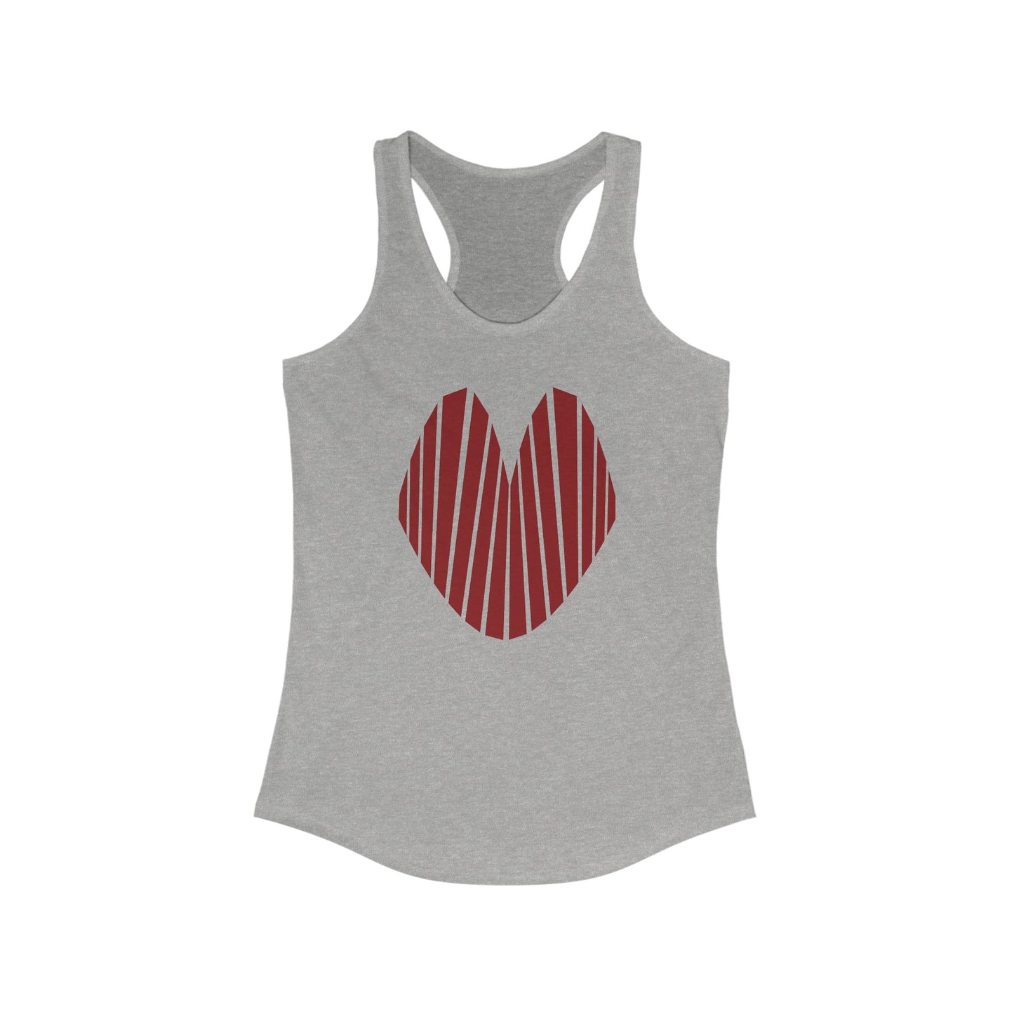 Heart Women's Racerback Tank