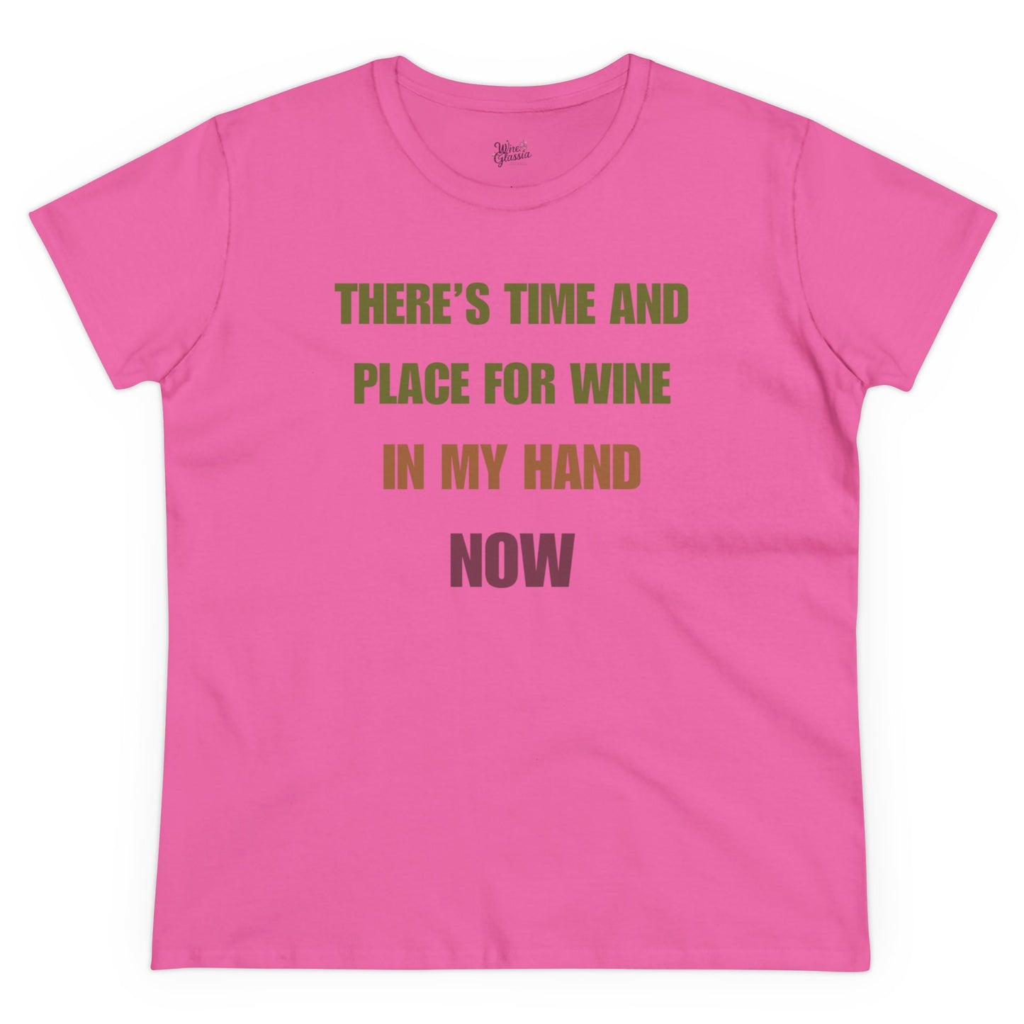 There's time and place for wine. In My Hand. Now.