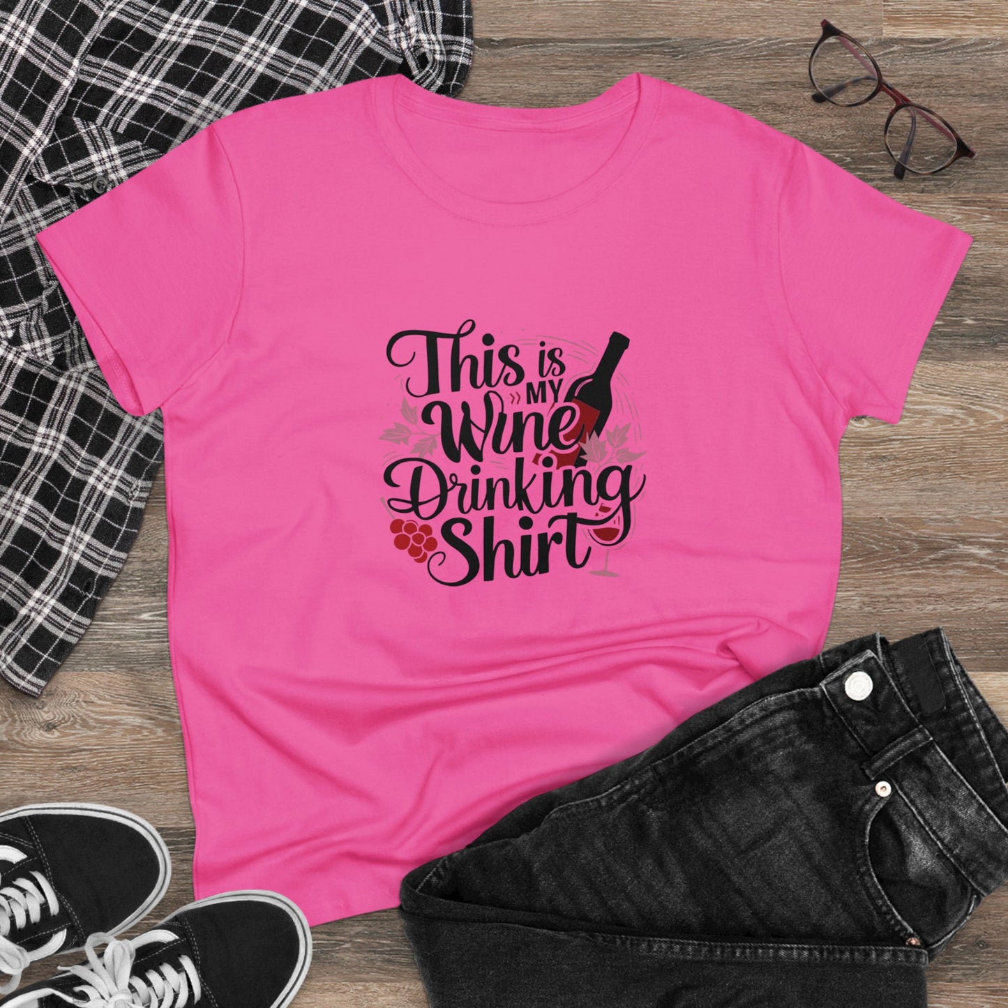 This Is My Drinking Wine Shirt Women T-Shirt