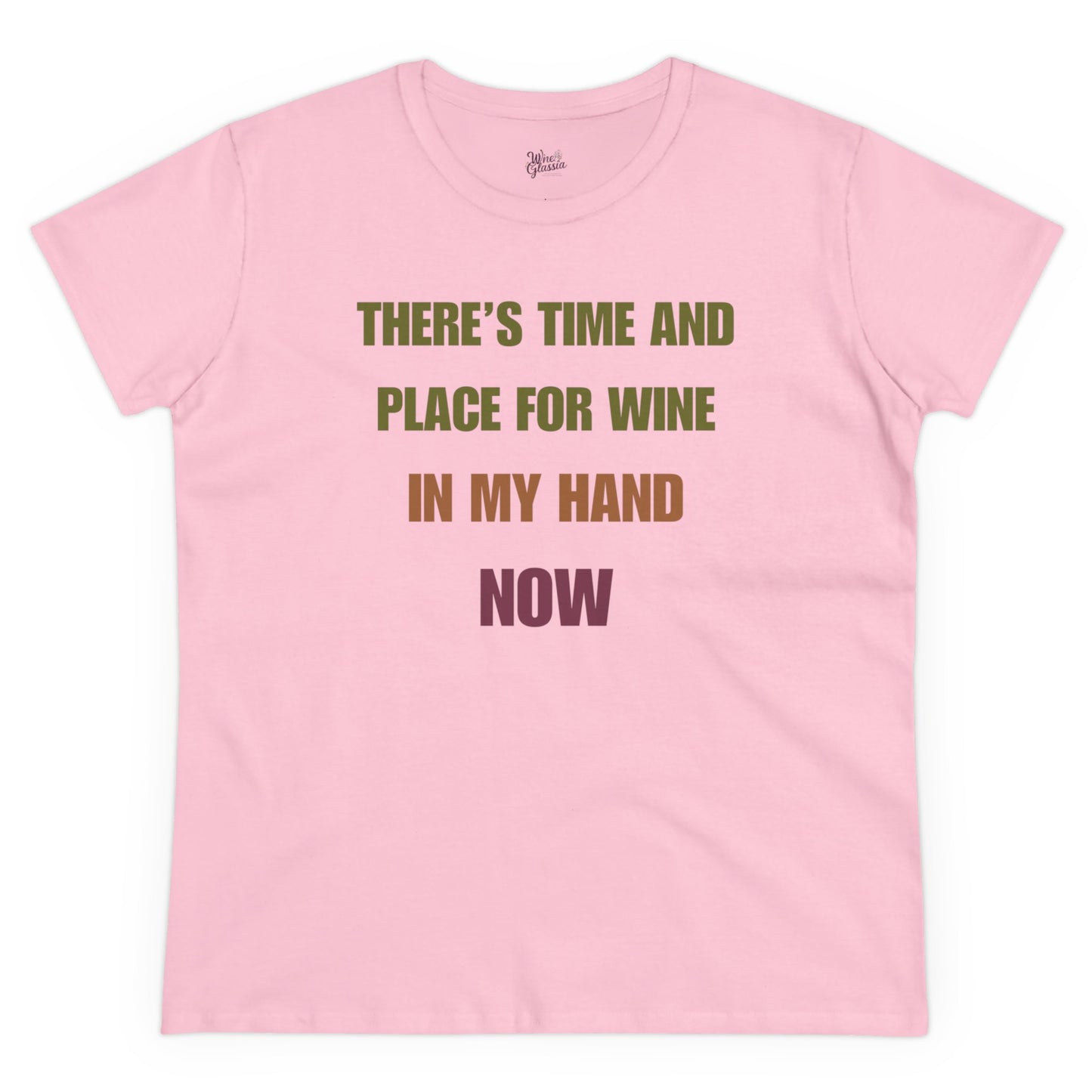 There's time and place for wine. In My Hand. Now.