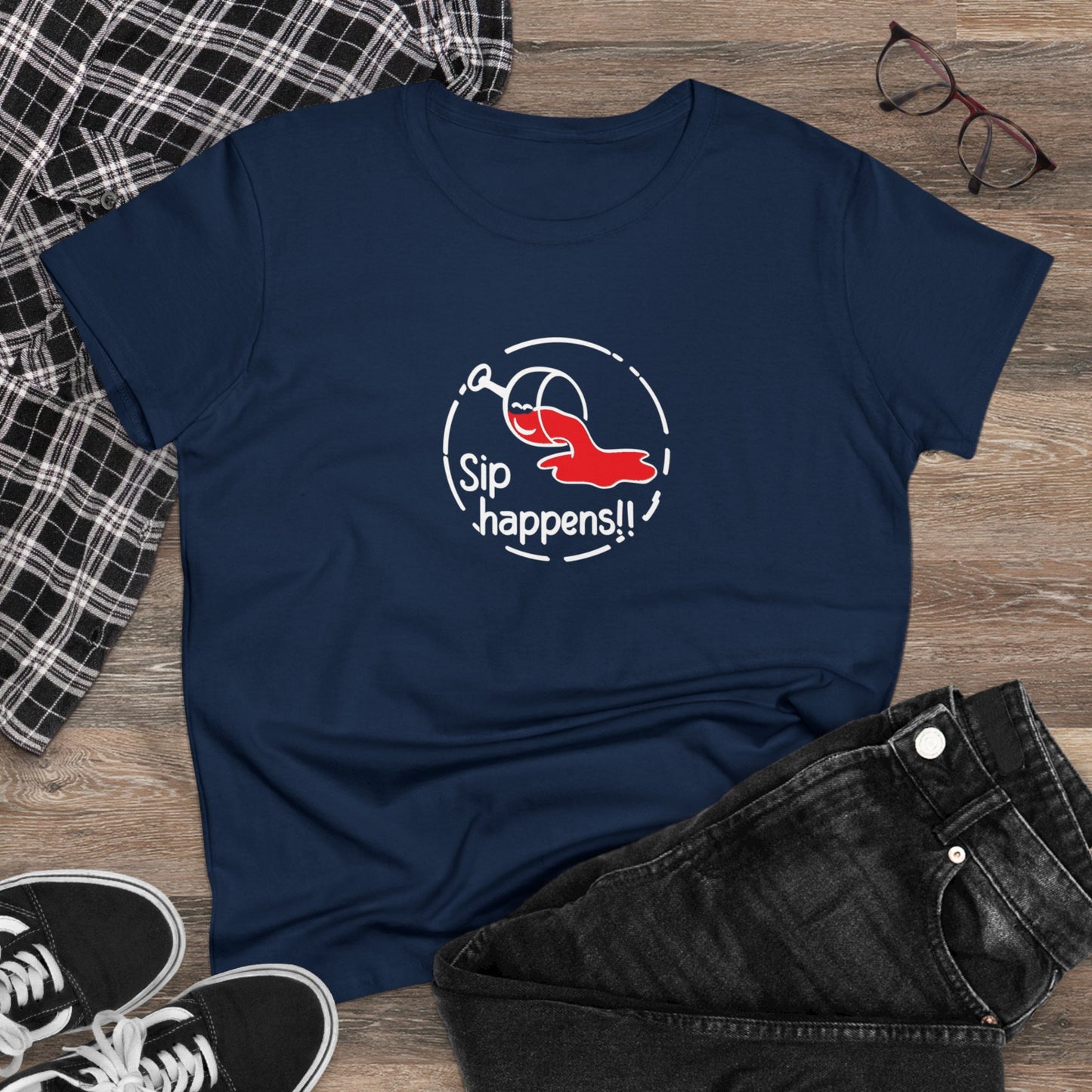 Sip Happens Women T-Shirt