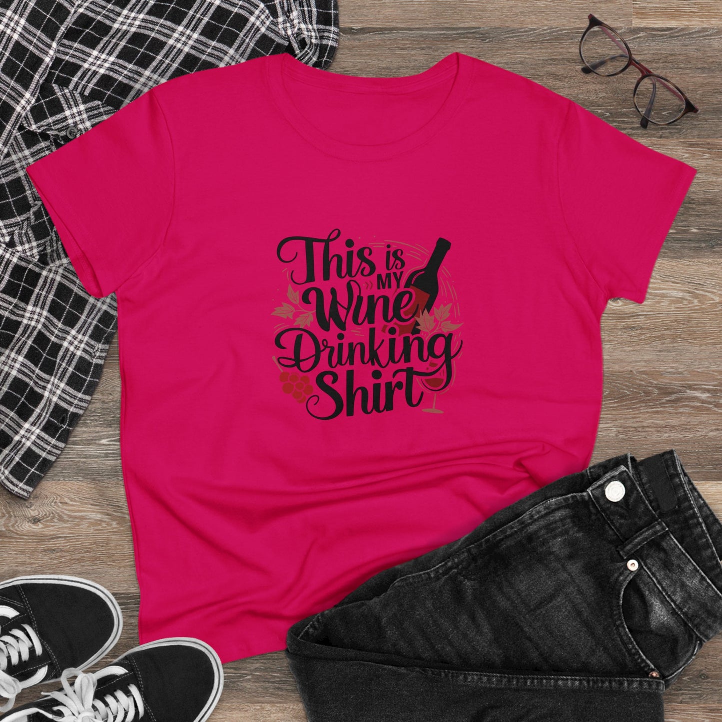 This Is My Drinking Wine Shirt Women T-Shirt