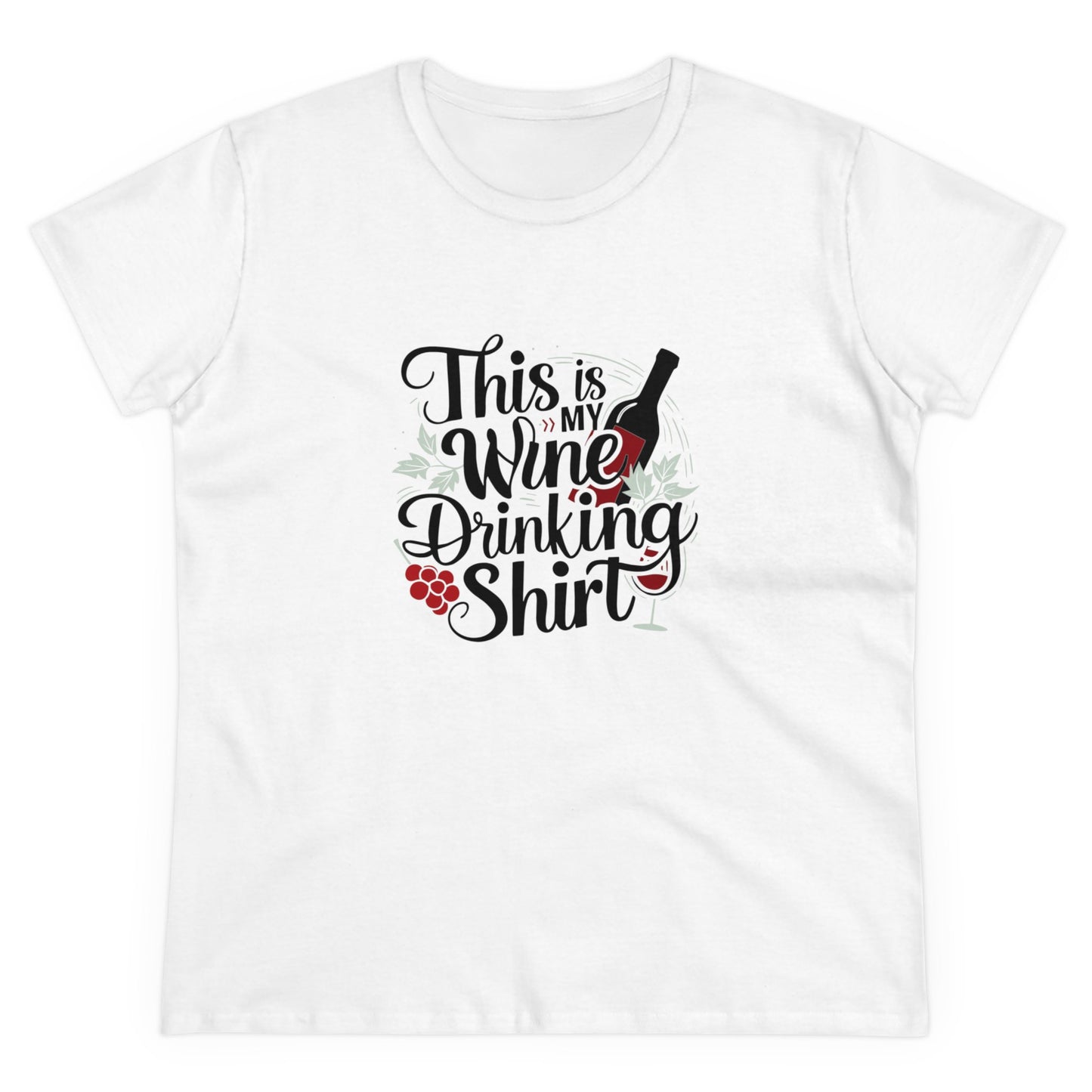 This Is My Drinking Wine Shirt Women T-Shirt