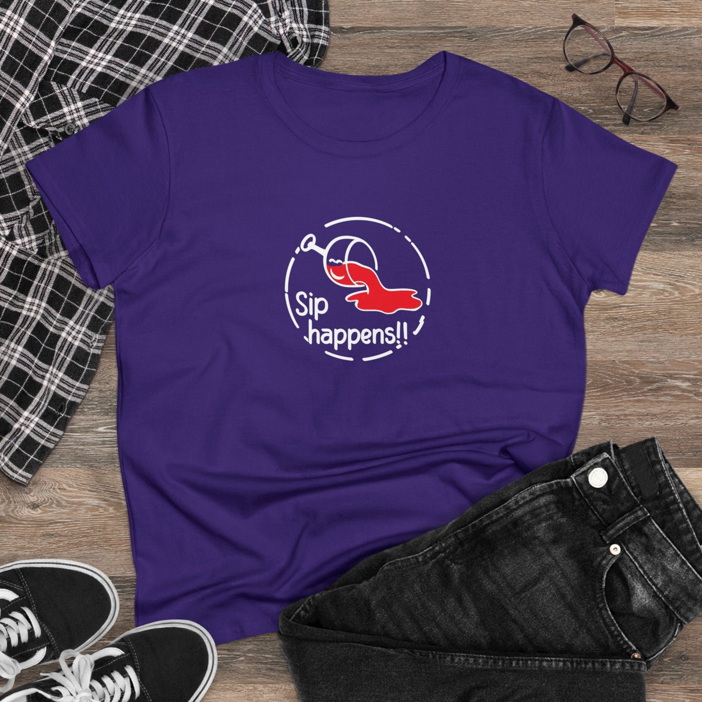 Sip Happens Women T-Shirt