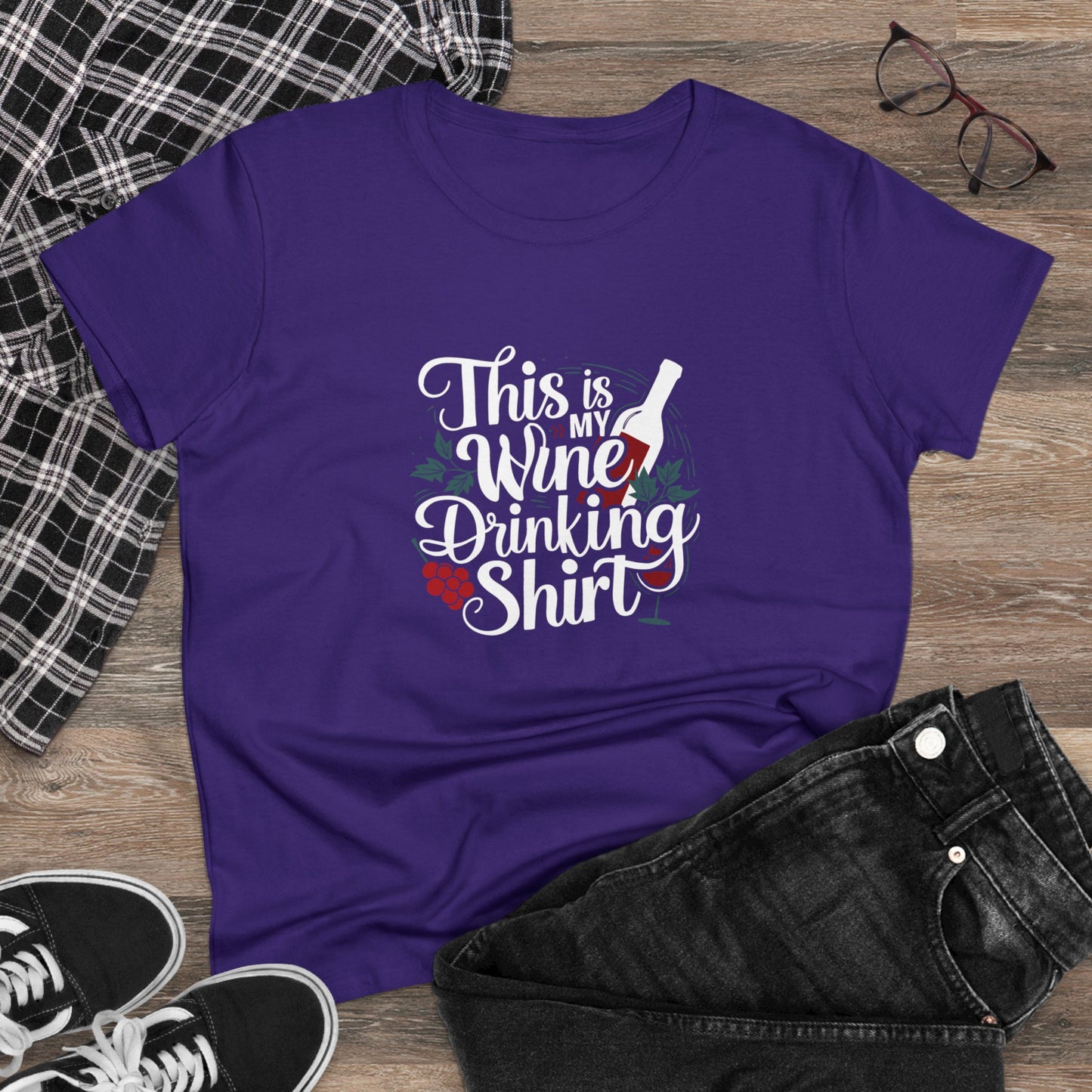 This Is My Drinking Wine Shirt Women T-Shirt