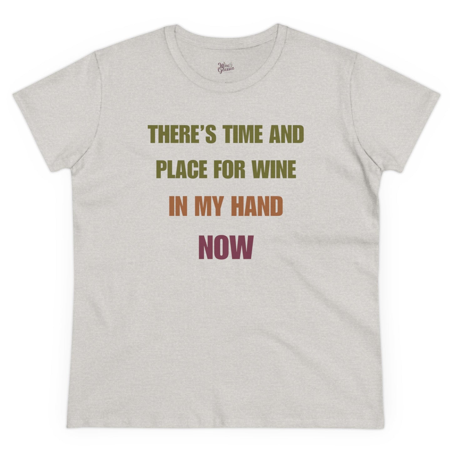 There's time and place for wine. In My Hand. Now.