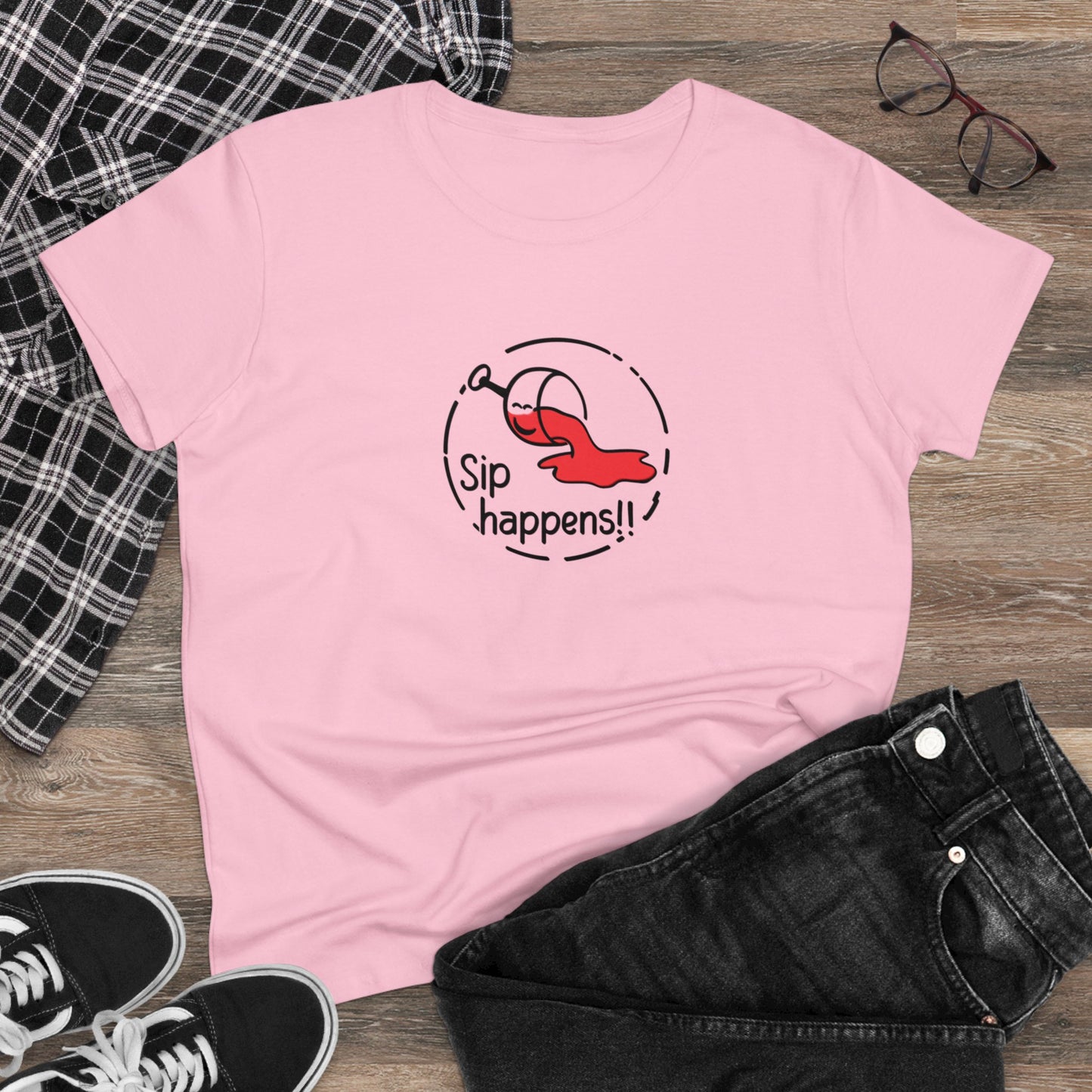 Sip Happens Women T-Shirt